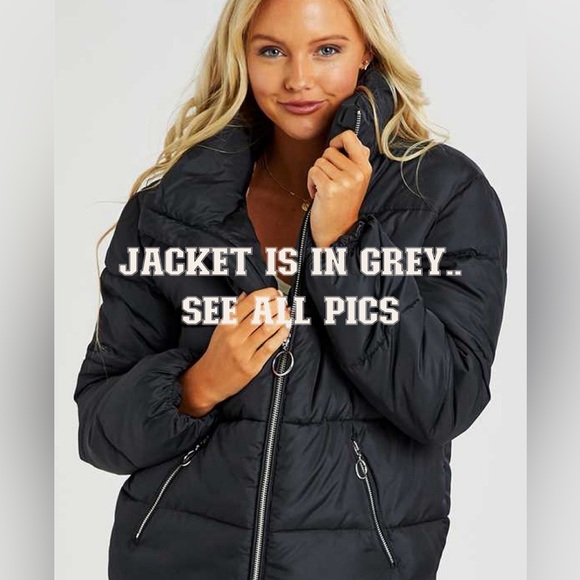 Altard State grey (not black) puffer coat - Picture 2 of 10